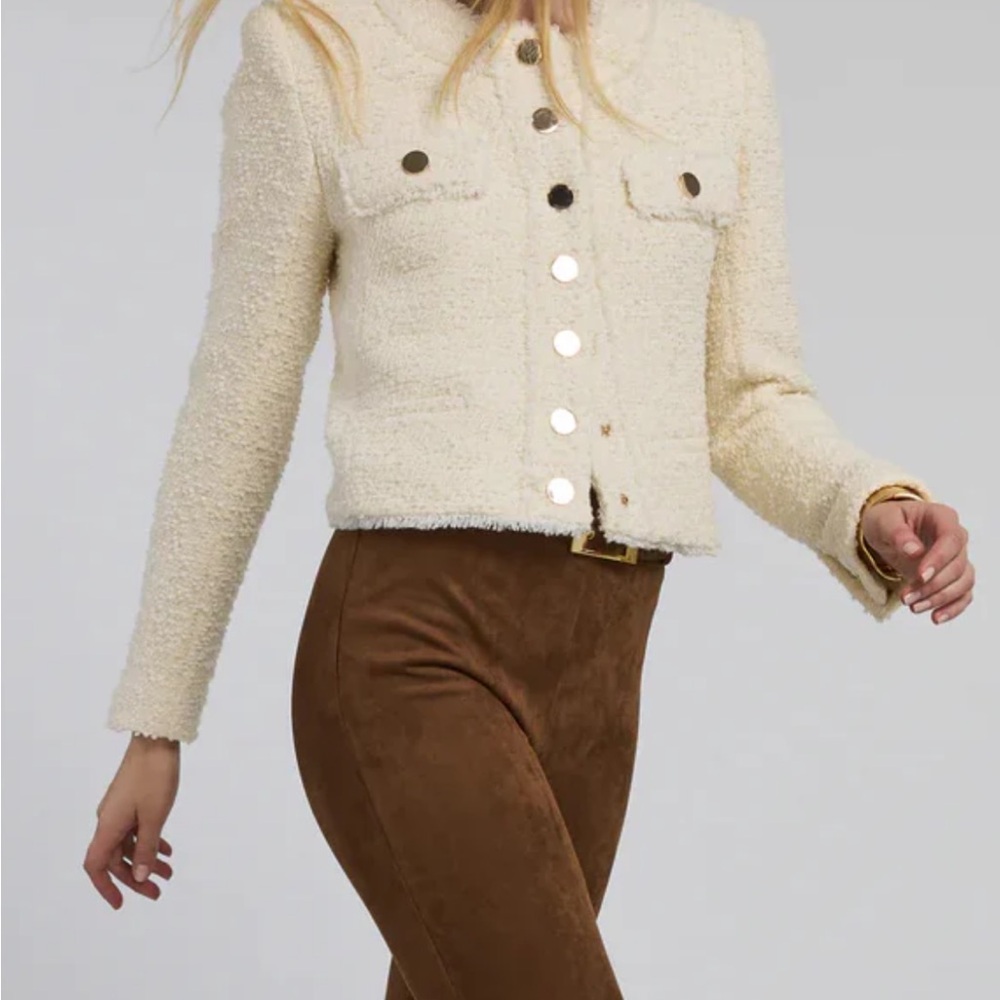 Generation Love Cream Tweed Jacket